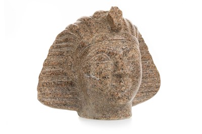 Lot 531 - EGYPTIAN STYLE PHARAOH HEAD