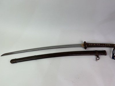 Lot 162 - WWII JAPANESE SHIN GUNTO OFFICERS SWORD