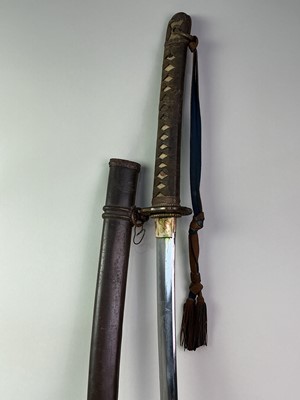 Lot 162 - WWII JAPANESE SHIN GUNTO OFFICERS SWORD