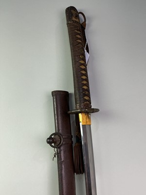 Lot 163 - WWII JAPANESE SHIN GUNTO OFFICERS SWORD
