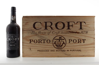 Lot 290 - CASE OF 12 CROFT 1955 VINTAGE