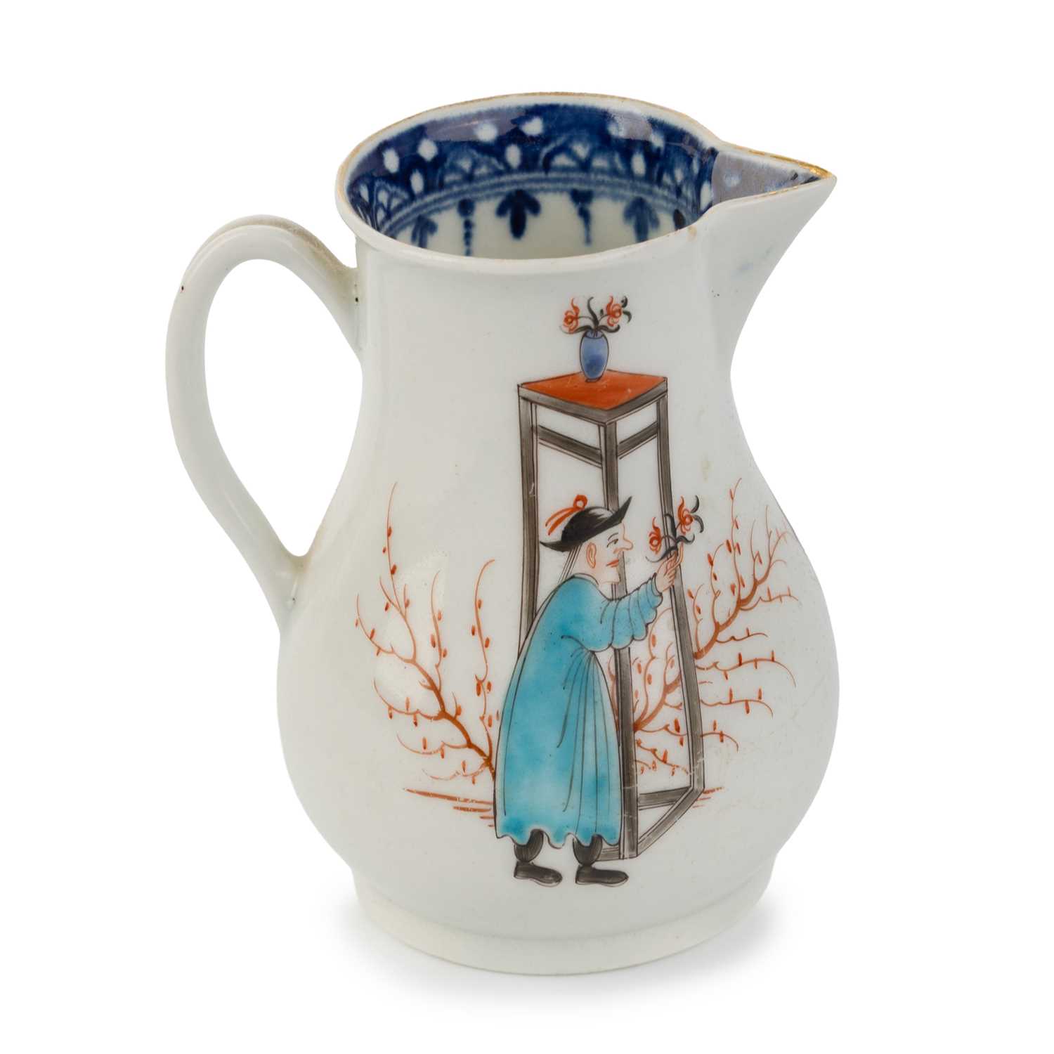 Lot 1238 - ENGLISH WORCESTER PORCELAIN JUG