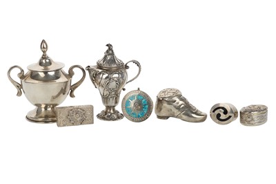 Lot 1123 - GROUP OF CONTINENTAL SILVER