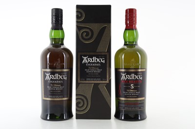 Lot 394 - ARDBEG 5 YEAR OLD WEE BEASTIE AND UIGEADAIL