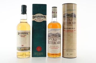 Lot 403 - OLD FETTERCAIRN 10 YEAR OLD AND DEANSTON 12 YEAR OLD