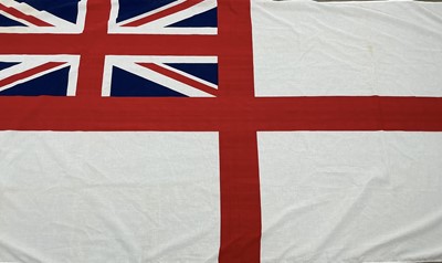Lot 149 - HMS CORNWALL, LARGE ENSIGN FLAG