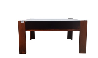 Lot 1580 - MOBELINTARSIA ROSEWOOD COFFEE TABLE