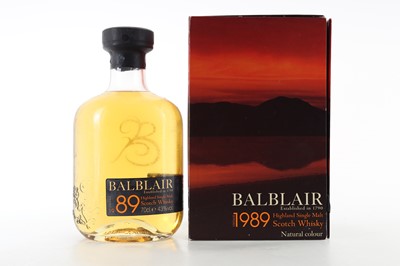 Lot 488 - BALBLAIR 1989 VINTAGE