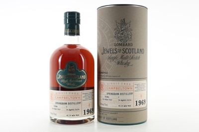Lot 389 - **SPRINGBANK 1969 44 YEAR OLD LOMBARD JEWELS OF SCOTLAND