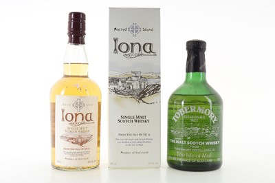 Lot 491 - TOBERMORY 1980S 75CL AND IONA ATOLL (LEDAIG)