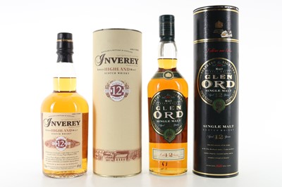 Lot 517 - GLEN ORD 12 YEAR OLD AND INVEREY 12 YEAR OLD