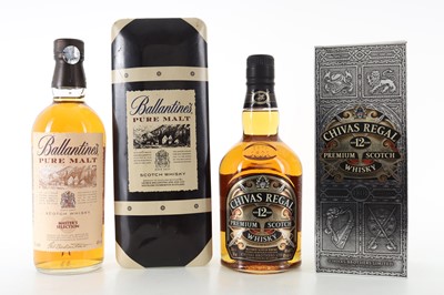 Lot 552 - CHIVAS REGAL 12 YEAR OLD AND BALLANTINE'S PURE MALT MASTER'S SELECTION