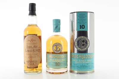 Lot 562 - BRUICHLADDICH 10 YEAR OLD AND ISLAY LEGEND 8 YEAR OLD
