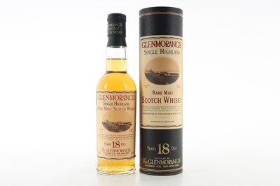 Lot 564 - GLENMORANGIE 18 YEAR OLD 35CL