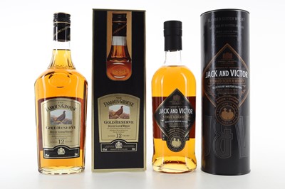 Lot 567 - STILL GAME JACK & VICTOR WHISKY AND FAMOUS GROUSE 12 YEAR OLD GOLD RESERVE