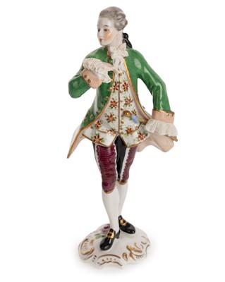Lot 1251 - VOLKSTEDT RULDOLSTADT, PORCELAIN FIGURE