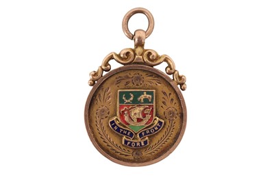 Lot 1702 - JAS WILSON OF ALLOA ATHLETIC FOOTBALL CLUB GOLD MEDAL
