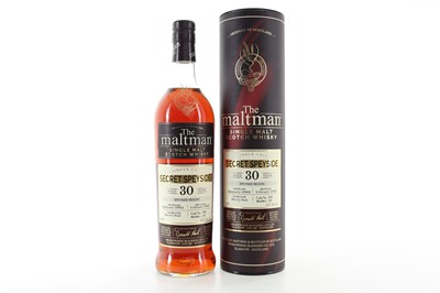 Lot 593 - SECRET SPEYSIDE 1993 30 YEAR OLD THE MALTMAN