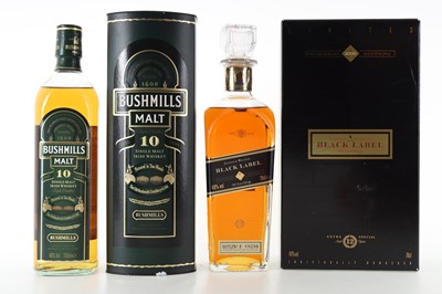 Lot 596 - JOHNNIE WALKER 12 YEAR OLD BLACK LABEL COLLECTORS EDITION