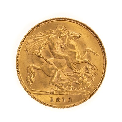 Lot 56 - GEORGE V GOLD HALF SOVEREIGN