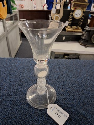Lot 1307 - STEM DRINKING GLASS