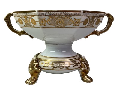 Lot 28 - NORITAKE PEDESTAL BOWL AND STAND