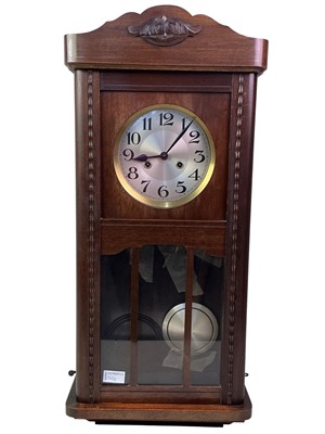 Lot 30 - GEORGE V WALL CLOCK