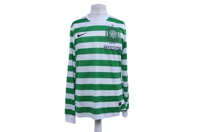 Lot 1704 - GIORGIOS SAMARAS OF CELTIC F.C. MATCH PREPARED CHAMPIONS LEAGUE JERSEY