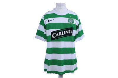 Lot 1705 - SHUNSUKE NAKAMURA OF CELTIC F.C. MATCH WORN CHAMPIONS LEAGUE JERSEY