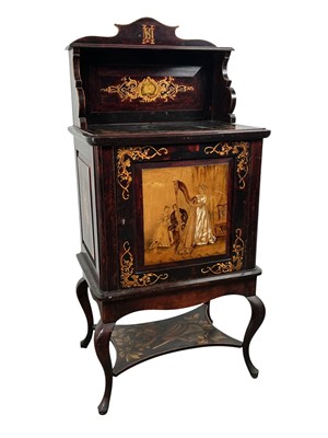 Lot 199 - VICTORIAN MUSIC CABINET
