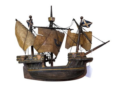 Lot 205 - MODEL GALLEON