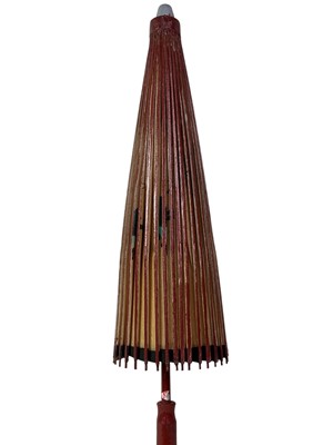Lot 216 - CHINESE PARASOL, 20TH CENTURY