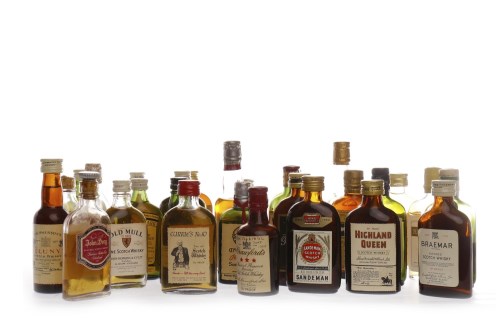 Lot 1019 - 28 BLENDED SCOTCH WHISKY MINIATURES -...