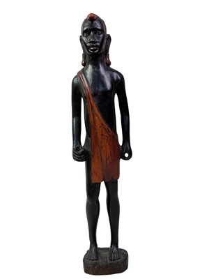 Lot 73 - TWO AFRICAN STYLE FIGURES