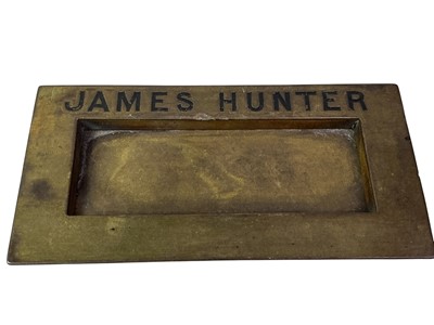 Lot 77 - GROUP OF BRASS ITEMS