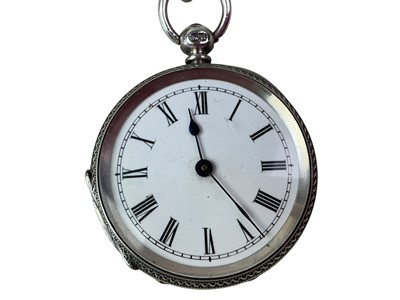 Lot 83 - SILVER POCKET WATCH