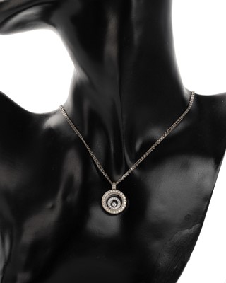 Lot 441 - CHOPARD 'HAPPY SPIRIT' DIAMOND PENDANT ON CHAIN