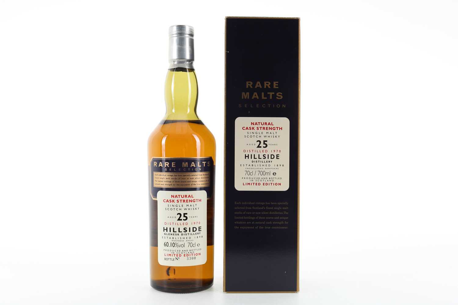 Lot 53 - HILLSIDE 1979 25 YEAR OLD RARE MALTS