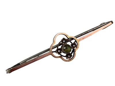 Lot 1 - EDWARDIAN BAR BROOCH