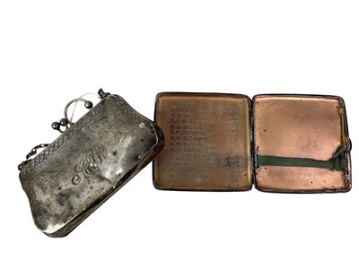 Lot 2 - EDWARDIAN SILVER PURSE