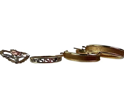 Lot 12 - PAIR OF HOOP EARRINGS