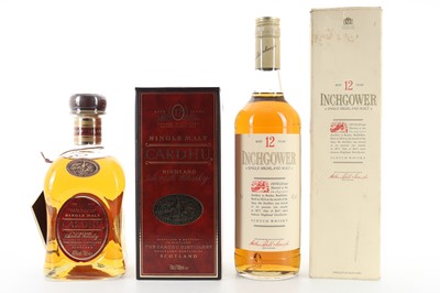 Lot 85 - INCHGOWER 12 YEAR OLD 1980S 75CL AND CARDHU 12 YEAR OLD