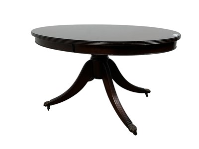 Lot 218 - MAHOGANY COFFEE TABLE AND NEST OF TABLES