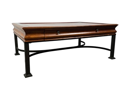 Lot 233 - MAHOGANY COFFEE TABLE