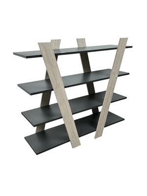 Lot 239 - MODERN OPEN BOOKCASE