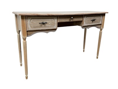 Lot 227 - LIMED OAK DRESSING TABLE