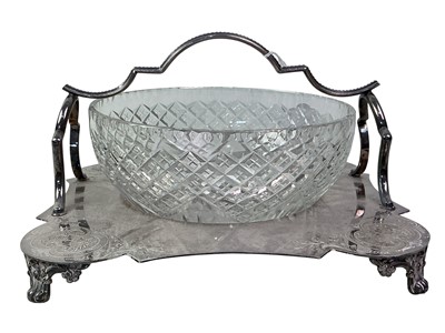 Lot 280 - TWO SETS OF SIX EDINBURGH CRYSTAL WINE GLASSES