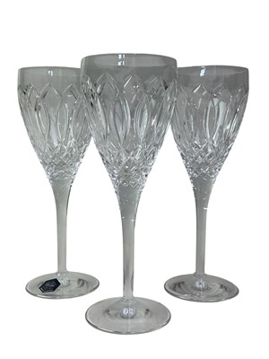 Lot 279 - PAIR OF WATERFORD CRYSTAL VASES