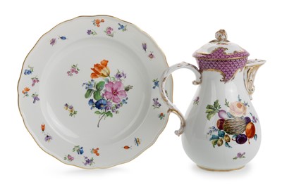 Lot 1269 - TWO MEISSEN PORCELAIN WARES