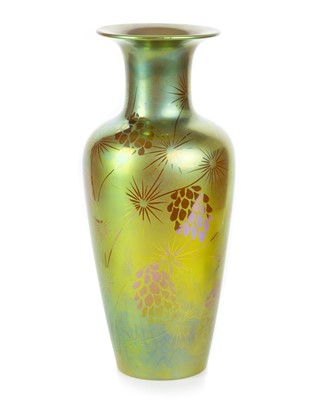 Lot 612 - ZSOLNAY PECS EOSIN GLAZE VASE